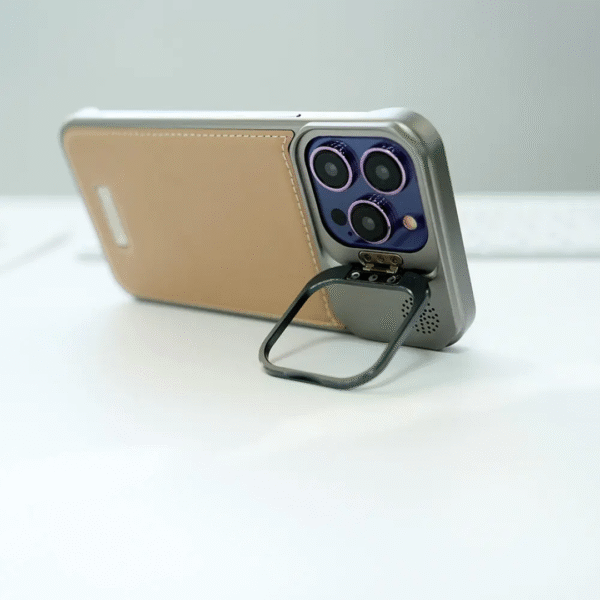 PU Leather Magnetic Phone case for iPhone - Image 5