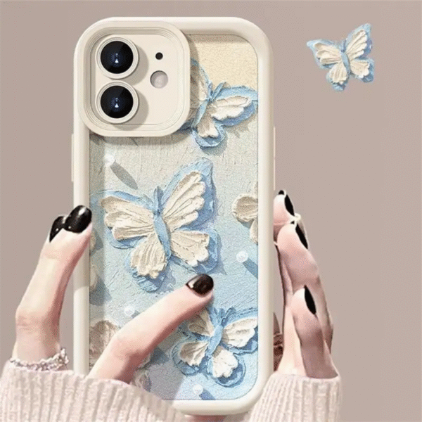 3D Butterfly Embossed Case for iPhones - Image 3