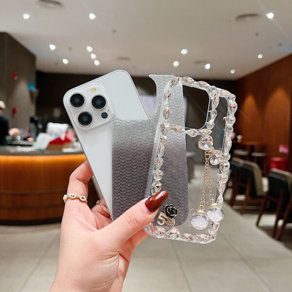 Luxury Bling Gradient Crystal iPhone Case for Girls