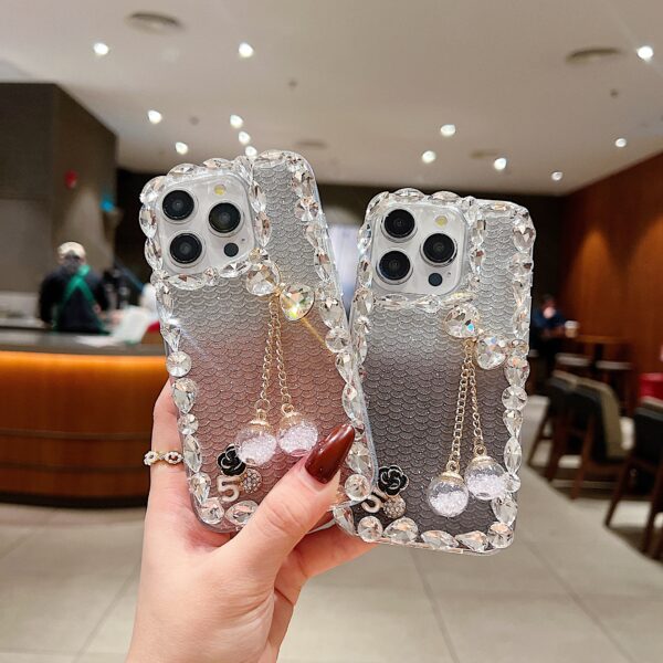 Luxury Bling Gradient Crystal iPhone Case for Girls
