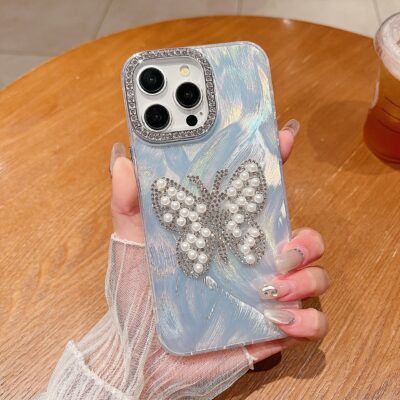 Crystal Butterfly iPhone Cover for Girls