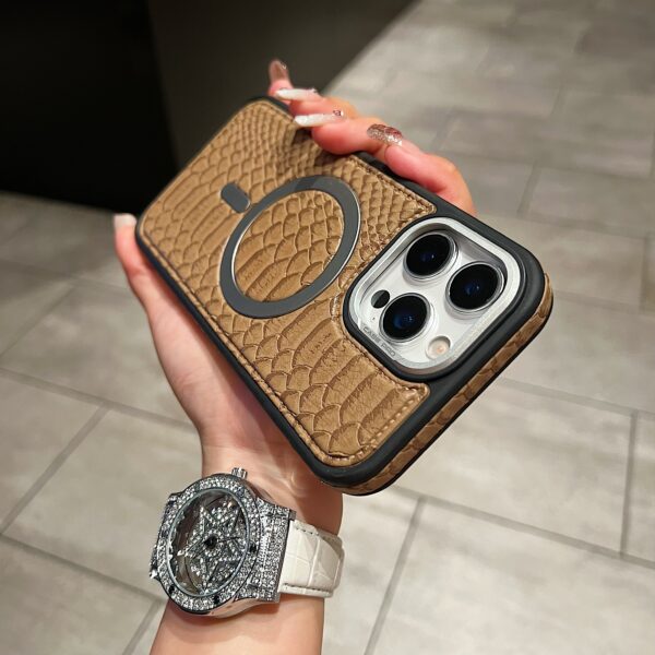 Leather Case for iPhone 16