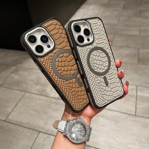 Leather Case for iPhone 16